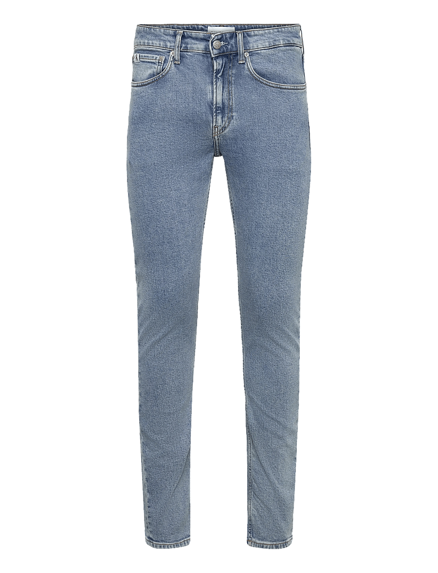 Calvin Klein Jeans - SLIM TAPER - kitsad teksad - denim light - 1