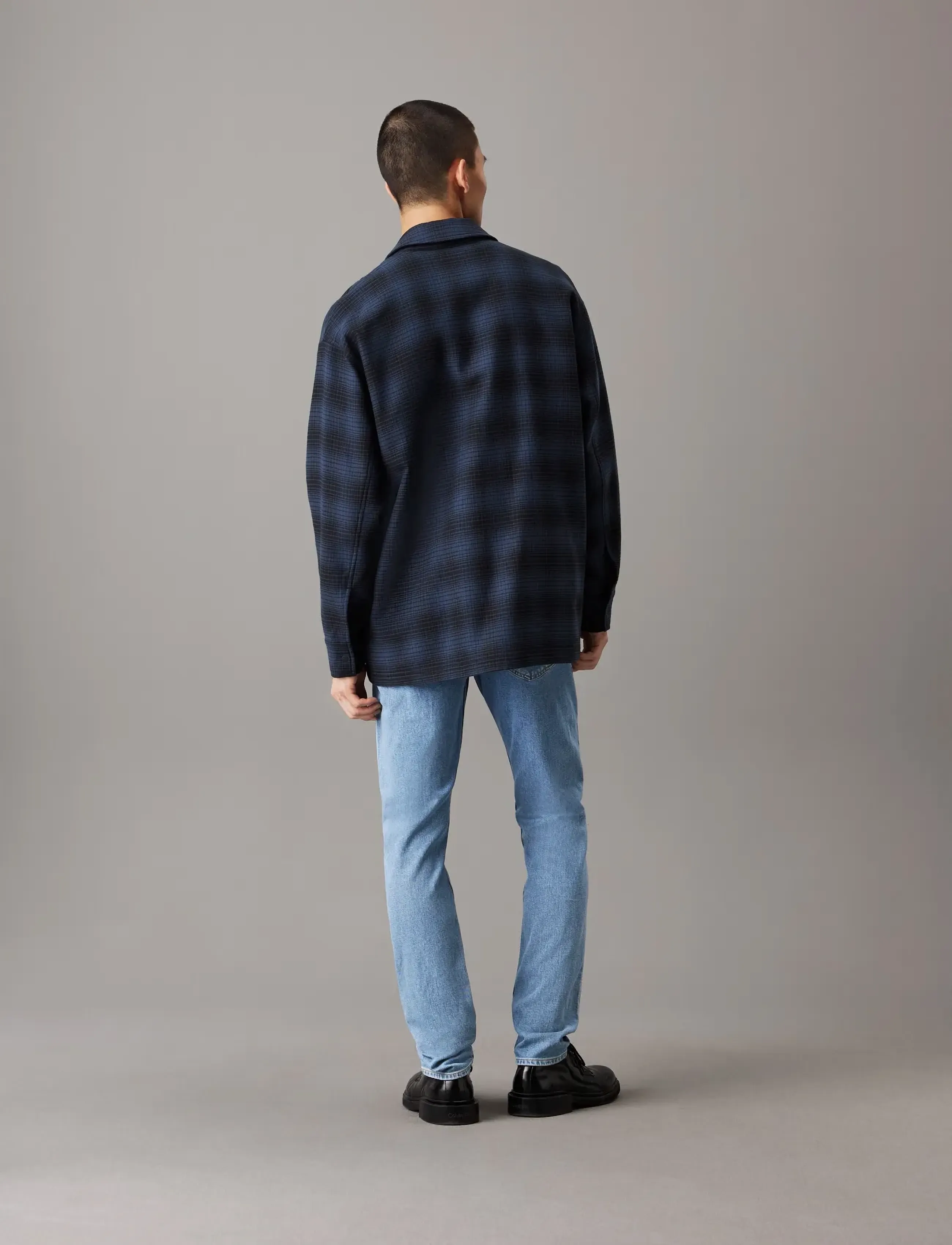 Calvin Klein Jeans - SLIM TAPER - kitsad teksad - denim light - 5