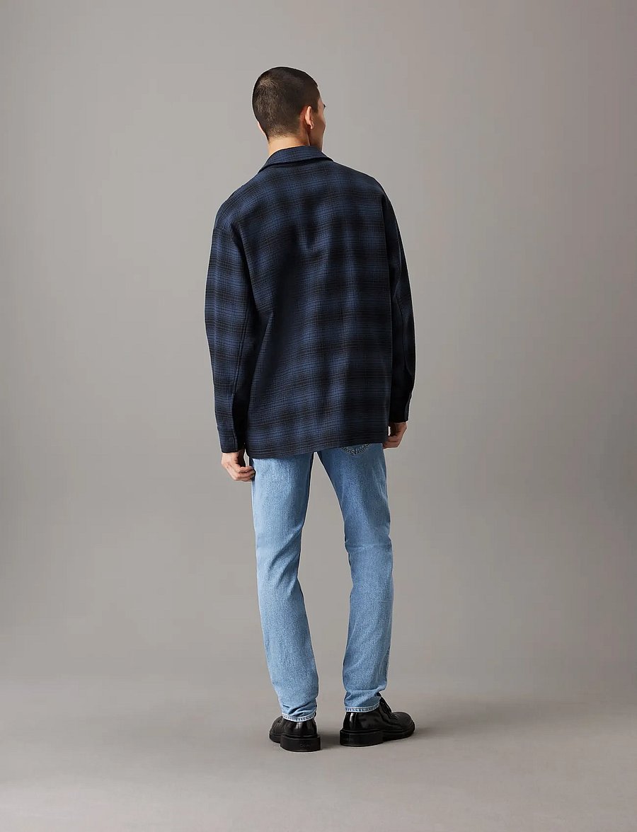 Calvin Klein Jeans - SLIM TAPER - kitsad teksad - denim light - 5