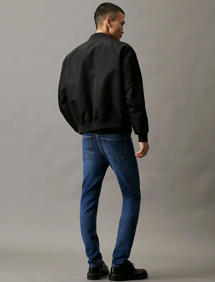 Calvin Klein Jeans - SLIM TAPER - slim fit jeans - denim dark - 3