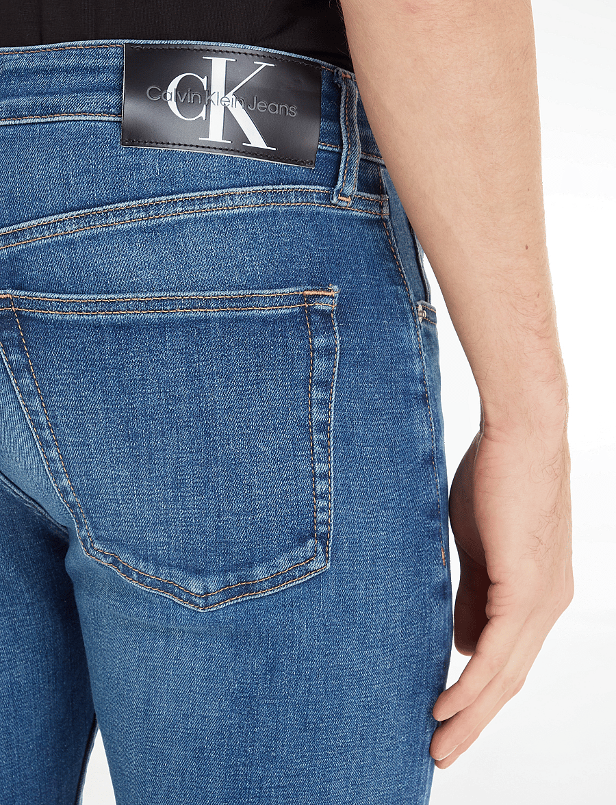 Calvin Klein Jeans - SLIM TAPER - slim fit jeans - denim dark - 5