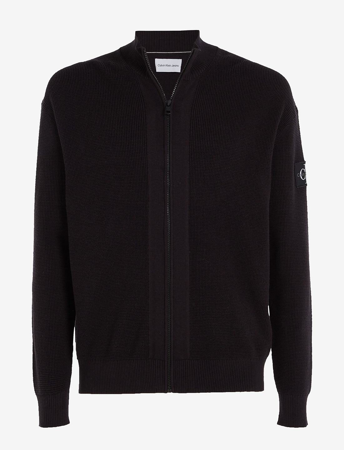 Calvin klein discount sweater zipper
