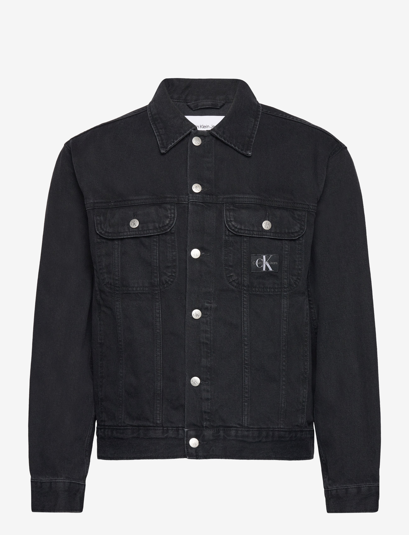 Calvin Klein Jeans - REGULAR 90S DENIM JACKET - denim black - 0