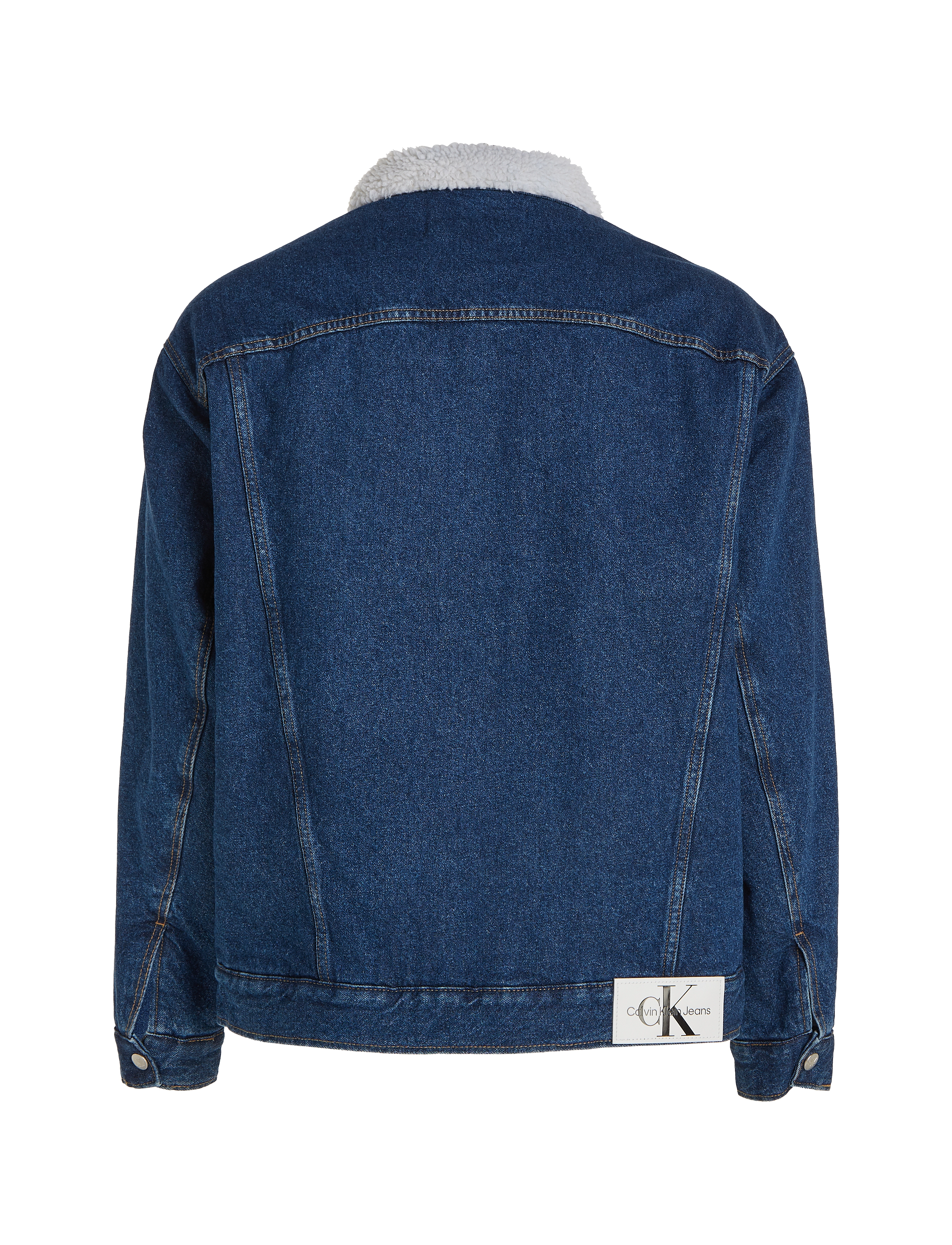 Calvin Klein Jeans - REGULAR 90S SHERPA JACKET - denim medium - 4