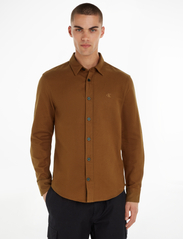 Calvin Klein Jeans - FLANNEL SHIRT - podstawowe koszulki - fudge brown - 1