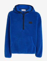 Calvin Klein Jeans - SHERPA HALF ZIP HOODIE - mid layer jackets - kettle blue - 0