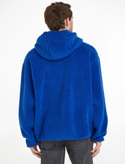 Calvin Klein Jeans - SHERPA HALF ZIP HOODIE - mid layer jackets - kettle blue - 2