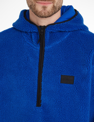 Calvin Klein Jeans - SHERPA HALF ZIP HOODIE - mid layer jackets - kettle blue - 3