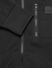 Calvin Klein Jeans - MIX MEDIA ZIP THROUGH HOODIE - džemperi ar kapuci - ck black - 3