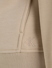 Calvin Klein Jeans - CUT OFF LOGO TAPE ZIP HWK - sweatshirts - plaza taupe - 5