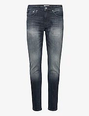Calvin Klein Jeans - SLIM TAPER - džinsa bikses ar tievām starām - denim dark - 0