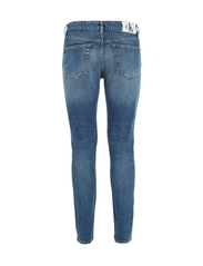 Calvin Klein Jeans - SLIM TAPER - džinsa bikses ar tievām starām - denim medium - 4