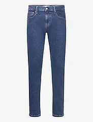 Calvin Klein Jeans - SLIM - džinsa bikses ar tievām starām - denim dark - 0