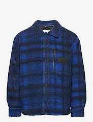 Calvin Klein Jeans - HEAVY FABRICATION OVERSHIRT - män - kettle blue/black - 0