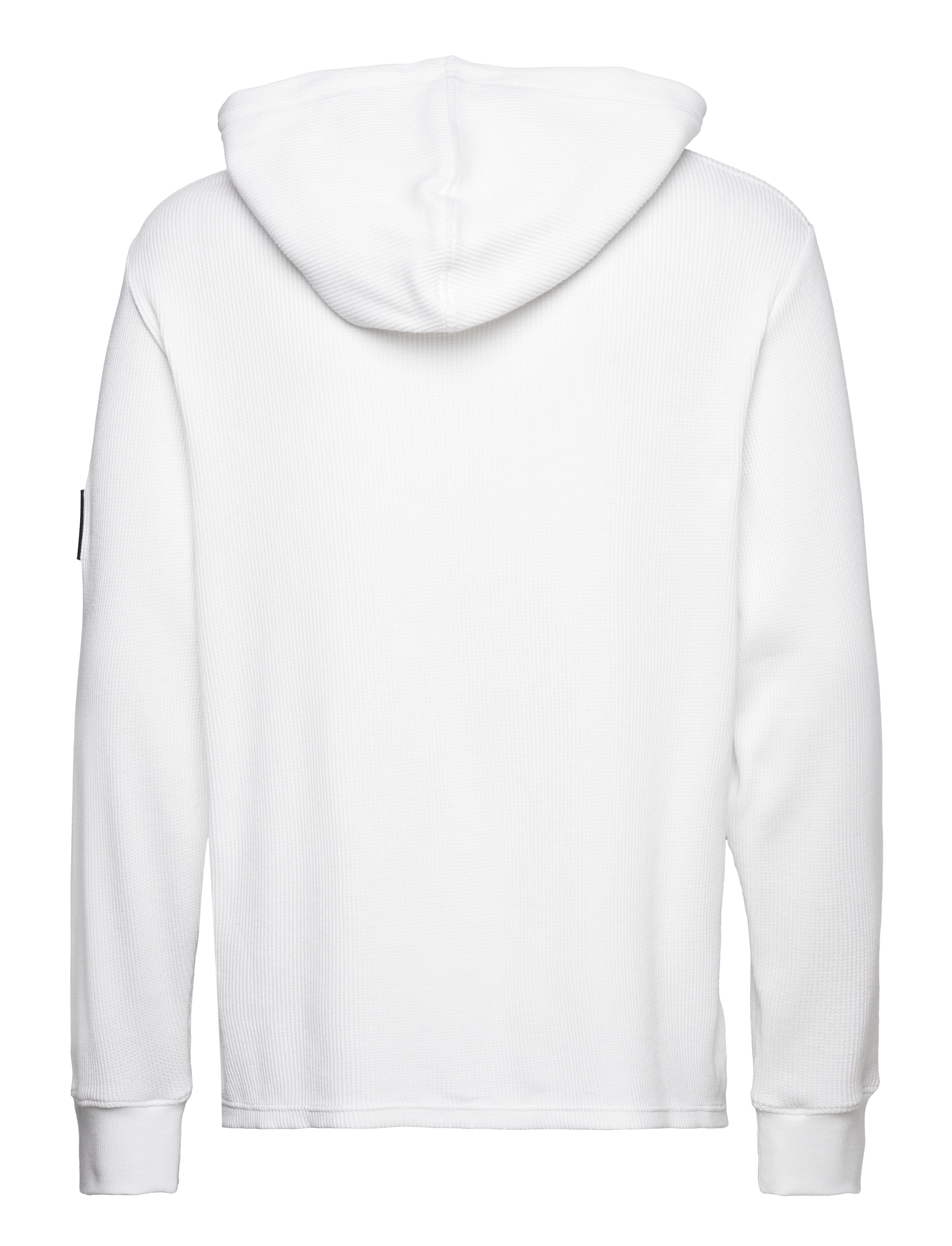 Calvin Klein Jeans - BADGE OTTOMAN LS HOODY - bright white - 1