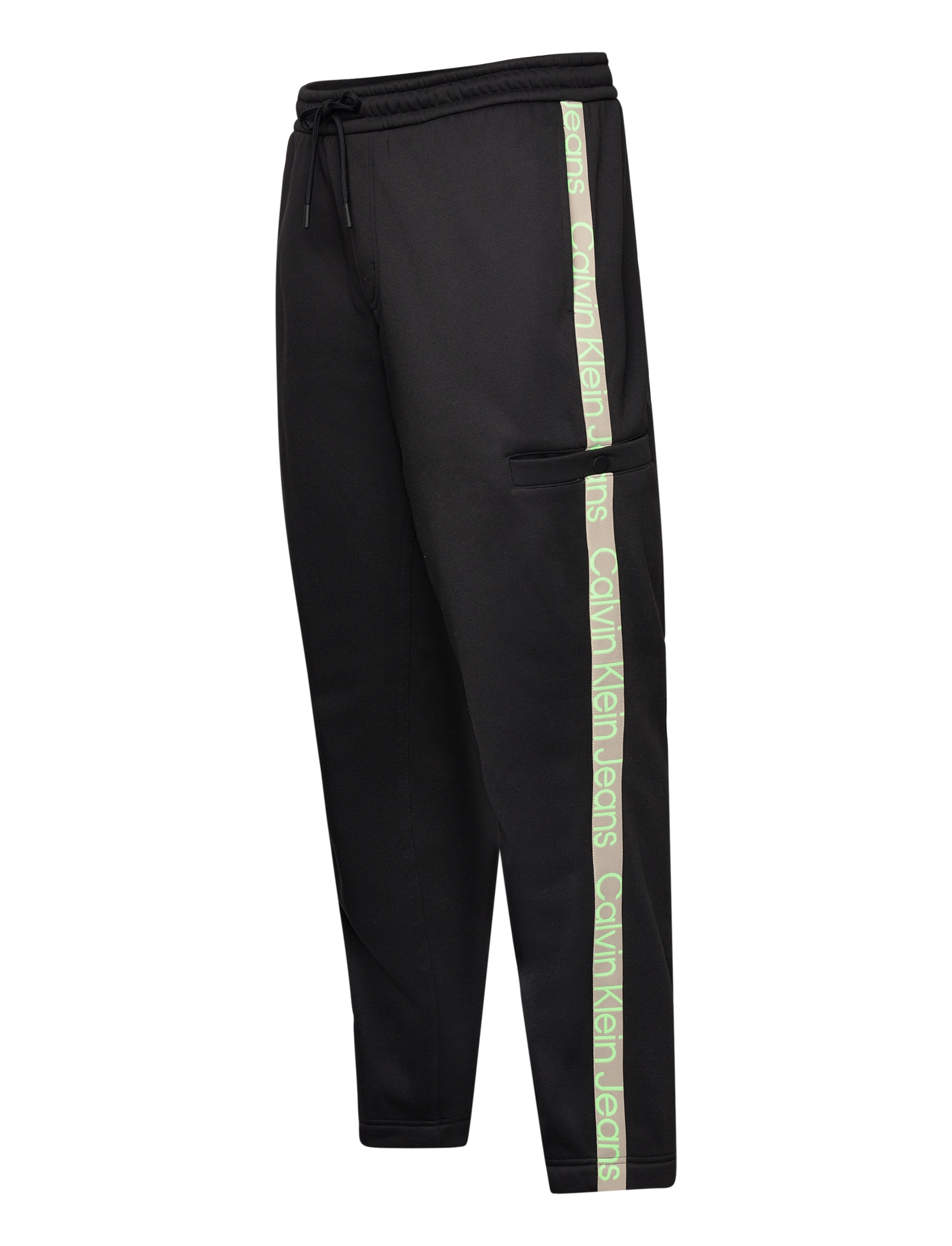 Calvin Klein Jeans - CUT OFF LOGO TAPE HWK PANT - ck black - 2