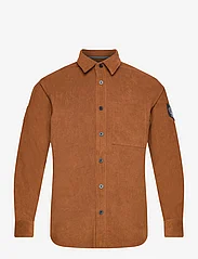 Calvin Klein Jeans - REG FIT CORDUROY SHIRT - manchesterskjortor - fudge brown - 0