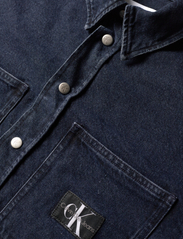 Calvin Klein Jeans - RELAXED LINEAR DENIM SHIRT - födelsedagspresenter - denim dark - 3