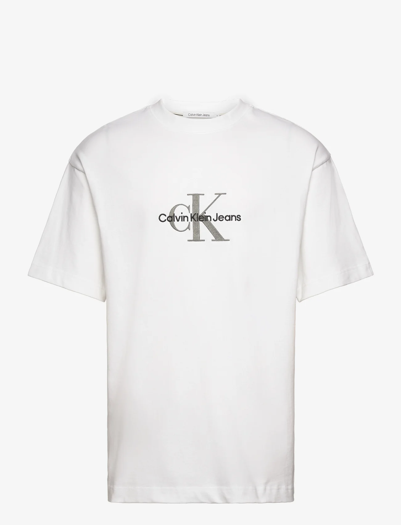 Calvin Klein Jeans - ARCHIVAL MONOLOGO TEE - kortermede t-skjorter - bright white - 0