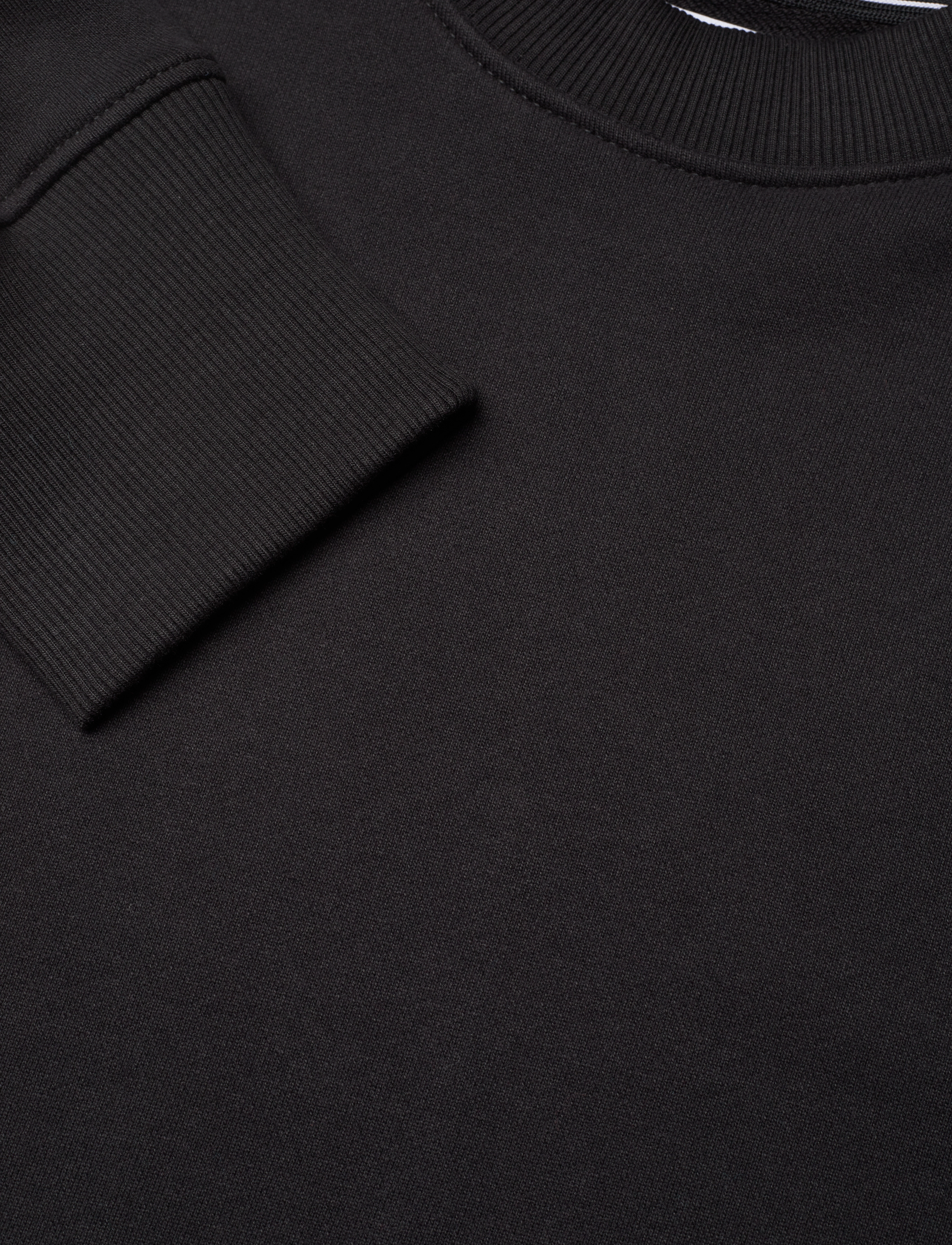 Calvin Klein Jeans - WOVEN TAB CREW NECK - ck black - 2