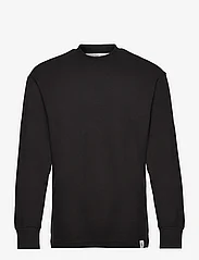 Calvin Klein Jeans - WOVEN TAB WAFFLE LS - t-shirts à manches longues - ck black - 1
