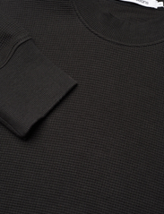 Calvin Klein Jeans - WOVEN TAB WAFFLE LS - t-shirts à manches longues - ck black - 5