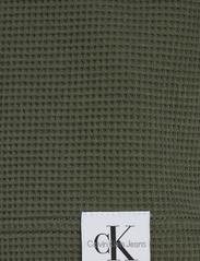 Calvin Klein Jeans - WOVEN TAB WAFFLE LS - perus t-paidat - thyme - 6