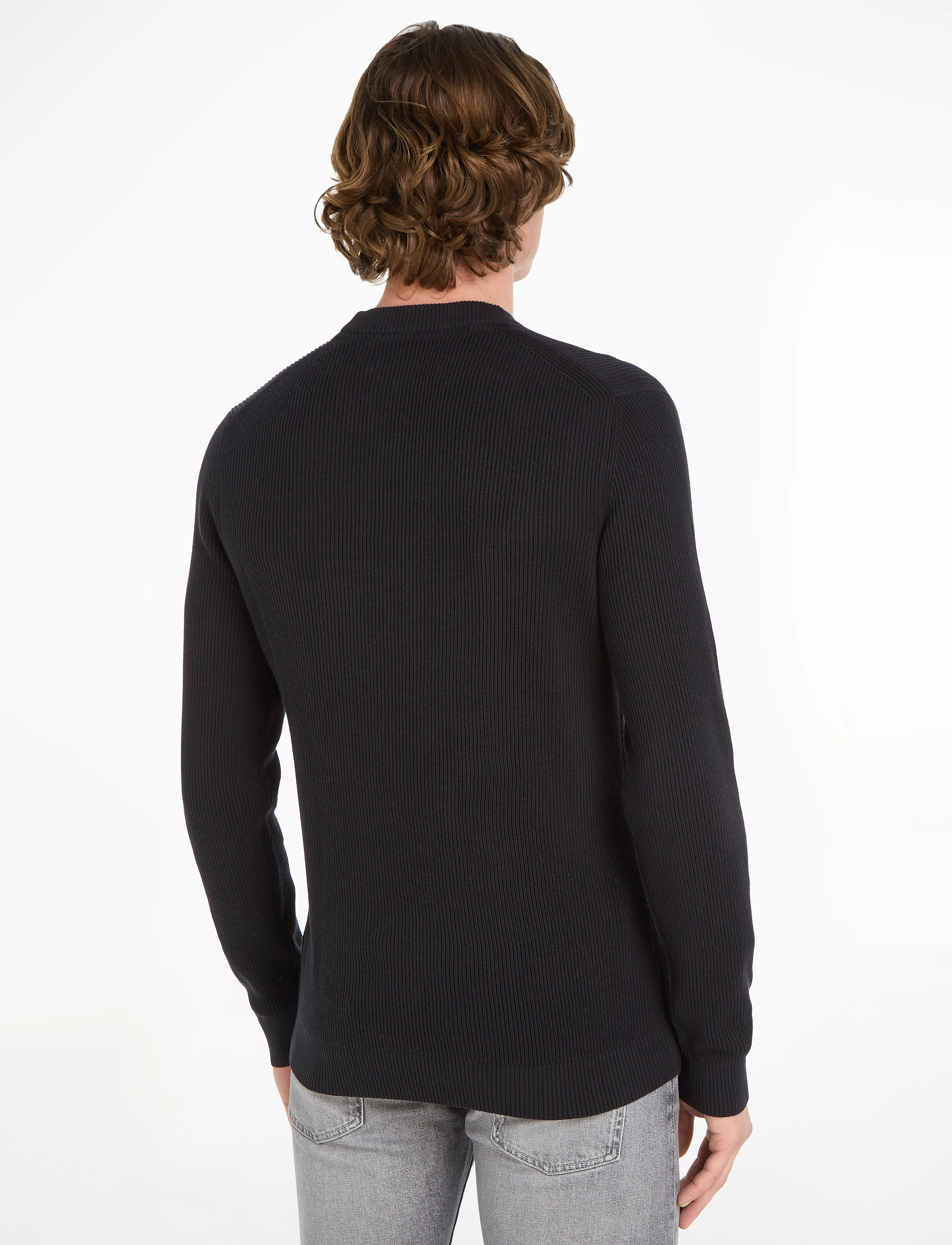 Calvin Klein Jeans - CK EMBRO BADGE SWEATER - ck black - 3