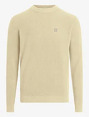 Calvin Klein Jeans - CK EMBRO BADGE SWEATER - megztiniai su apvalios formos apykakle - green haze - 0