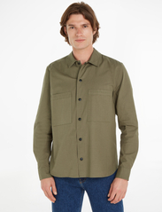 Calvin Klein Jeans - RELAXED SHIRT - basic overhemden - dusty olive - 1