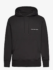 Calvin Klein Jeans - INSTITUTIONAL HOODIE - hoodies - ck black - 0