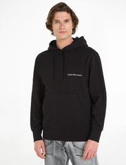 Calvin Klein Jeans - INSTITUTIONAL HOODIE - hoodies - ck black - 4
