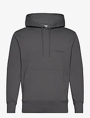 Calvin Klein Jeans - INSTITUTIONAL HOODIE - hoodies - dark grey - 0