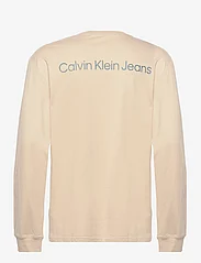 Calvin Klein Jeans - INSTITUTIONAL LS GRAPHIC TEE - basic t-shirts - warm sand - 1