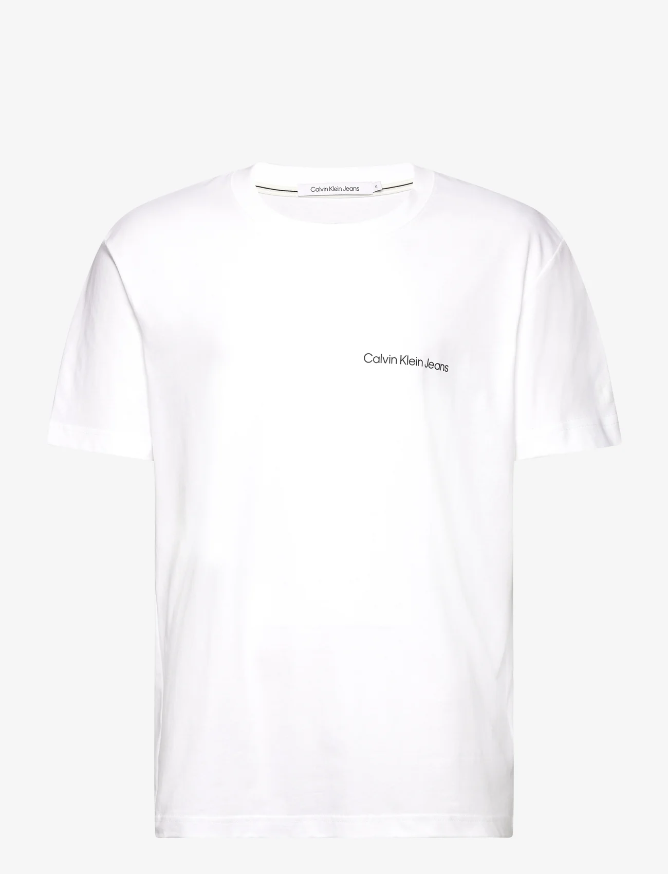 Calvin Klein Jeans - INSTITUTIONAL TEE - basic t-shirts - bright white - 0