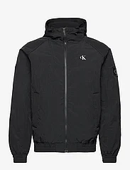 Calvin Klein Jeans - HOODED PADDED HARRINGTON - winter jackets - ck black - 0