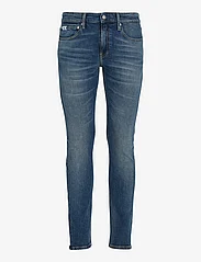 Calvin Klein Jeans - SLIM - džinsa bikses ar tievām starām - denim medium - 0