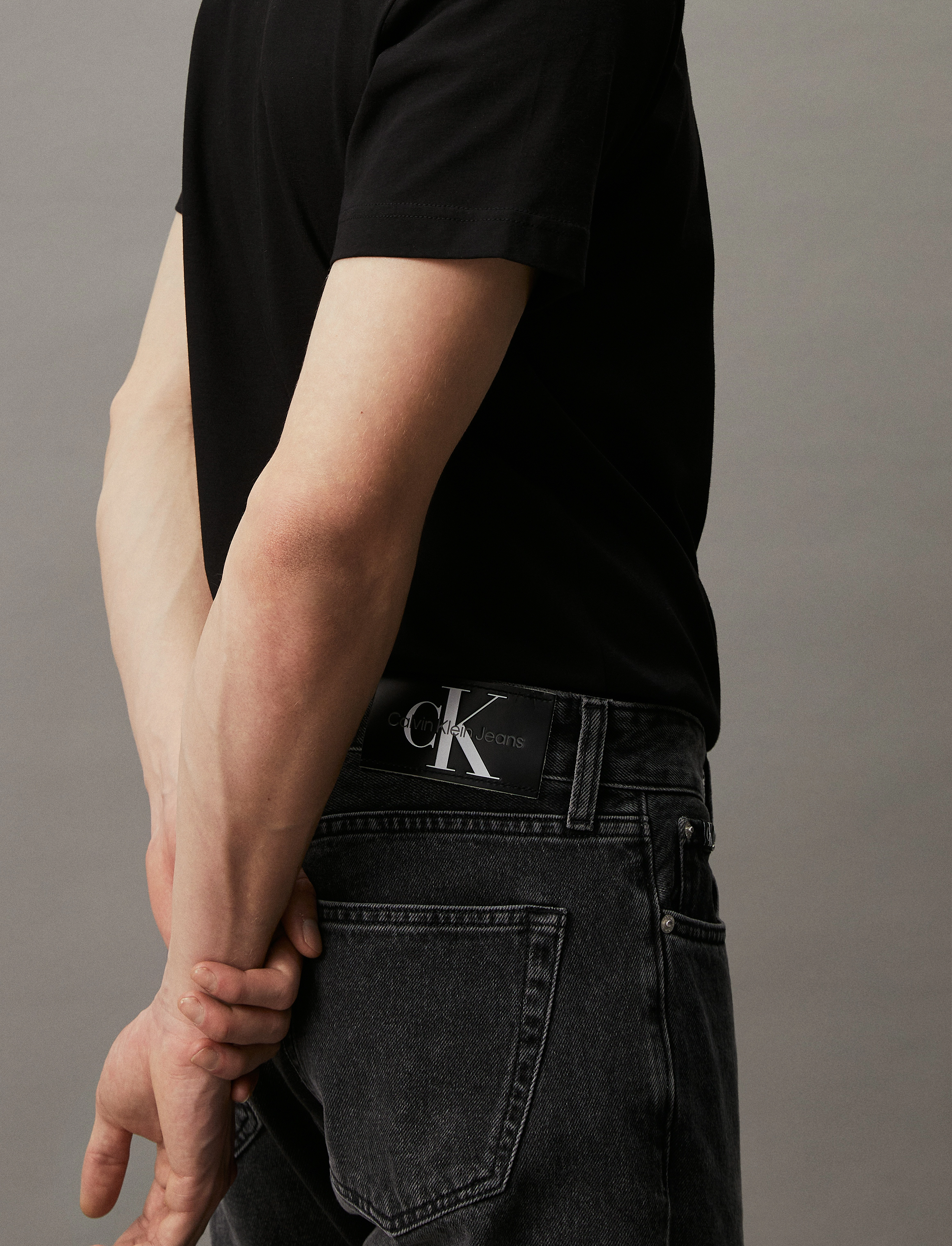 Calvin Klein Jeans - AUTHENTIC STRAIGHT - denim black - 4