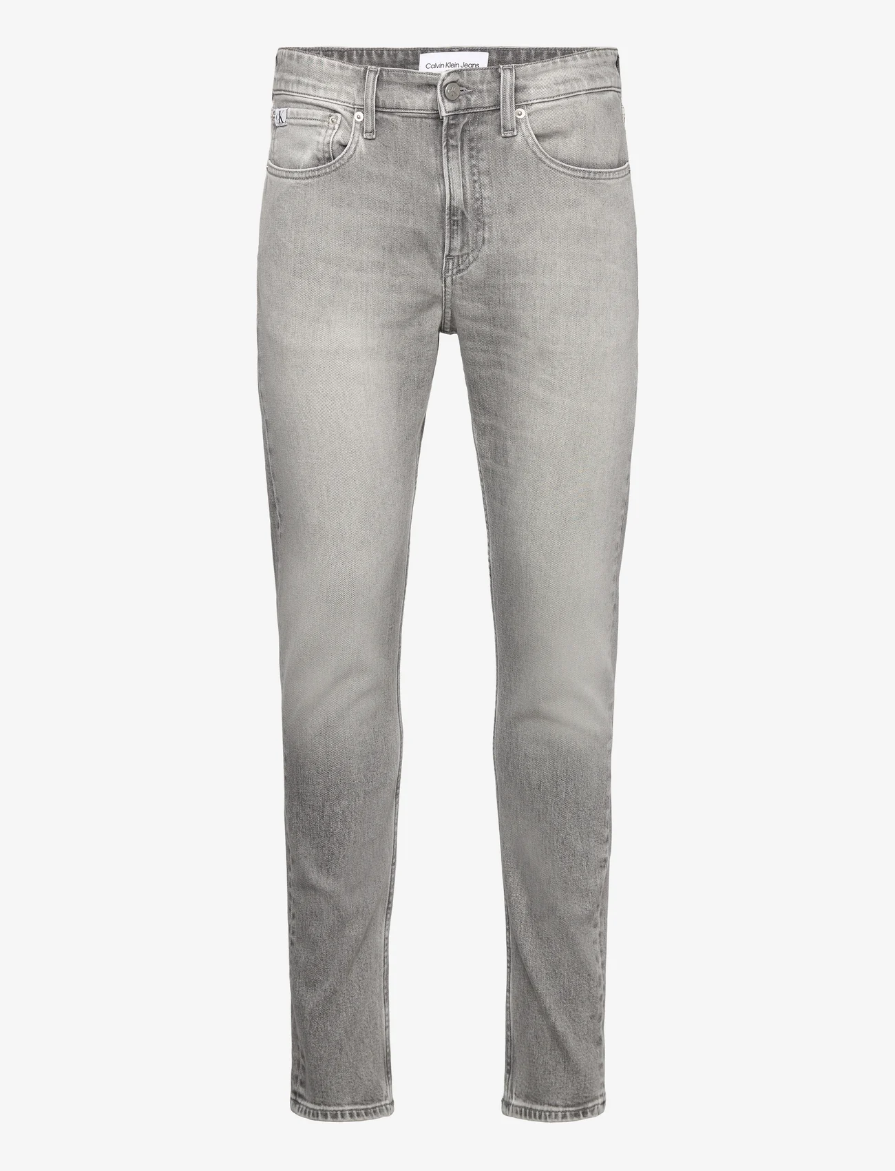 Calvin Klein Jeans - SLIM TAPER - džinsa bikses ar tievām starām - denim grey - 0