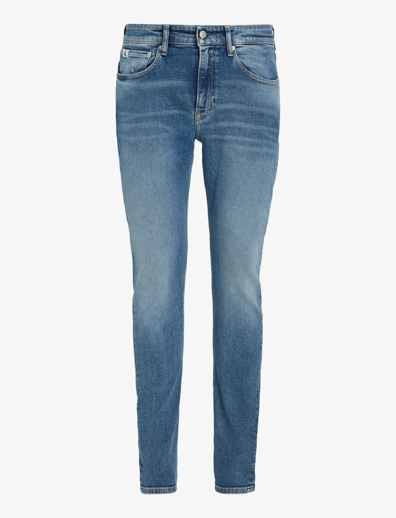 Calvin Klein Jeans - SLIM TAPER - džinsa bikses ar tievām starām - denim light - 0