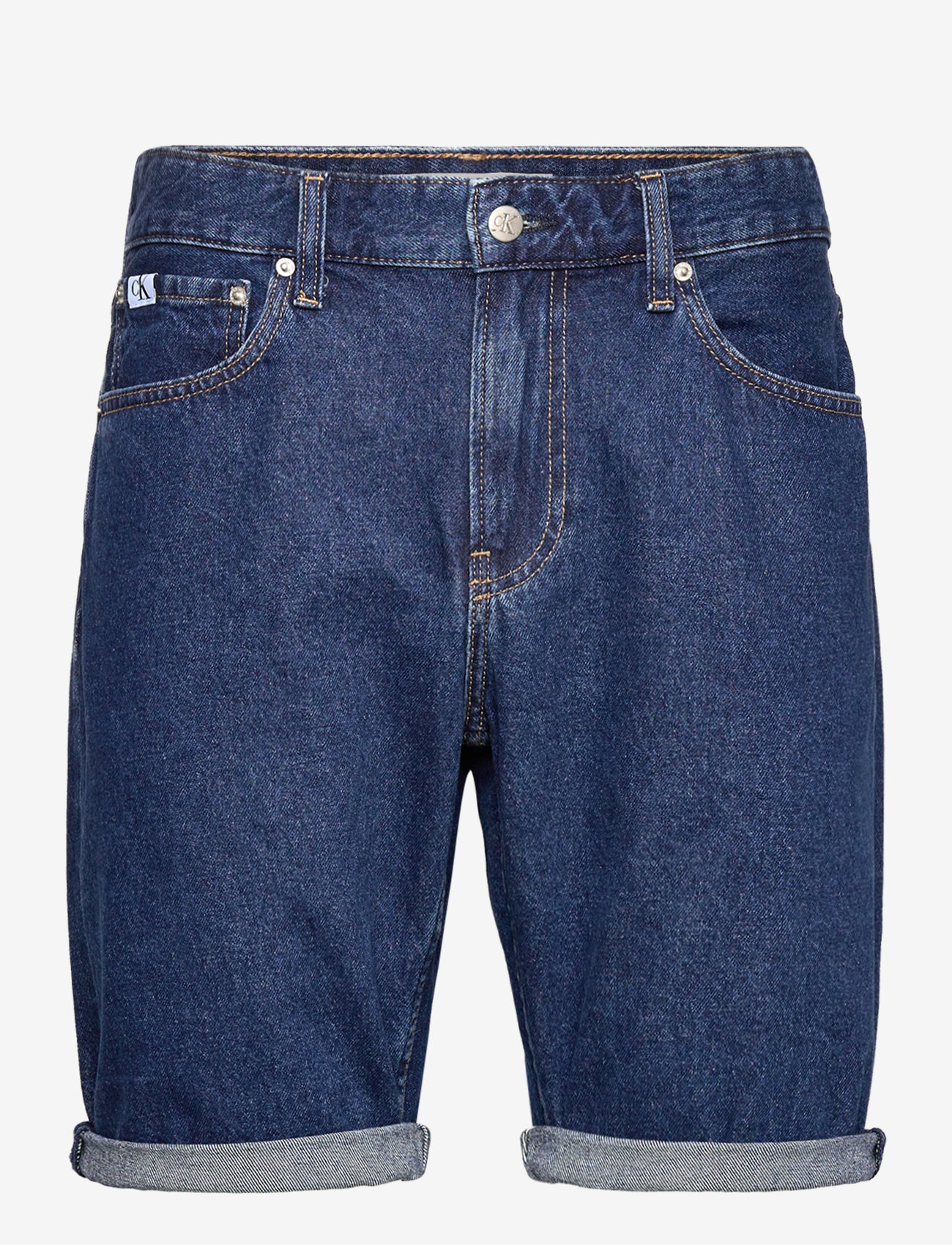 Calvin Klein Jeans - REGULAR SHORT - denim dark - 0