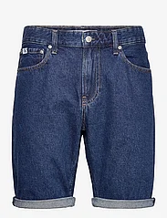 Calvin Klein Jeans - REGULAR SHORT - džinsiniai šortai - denim dark - 0