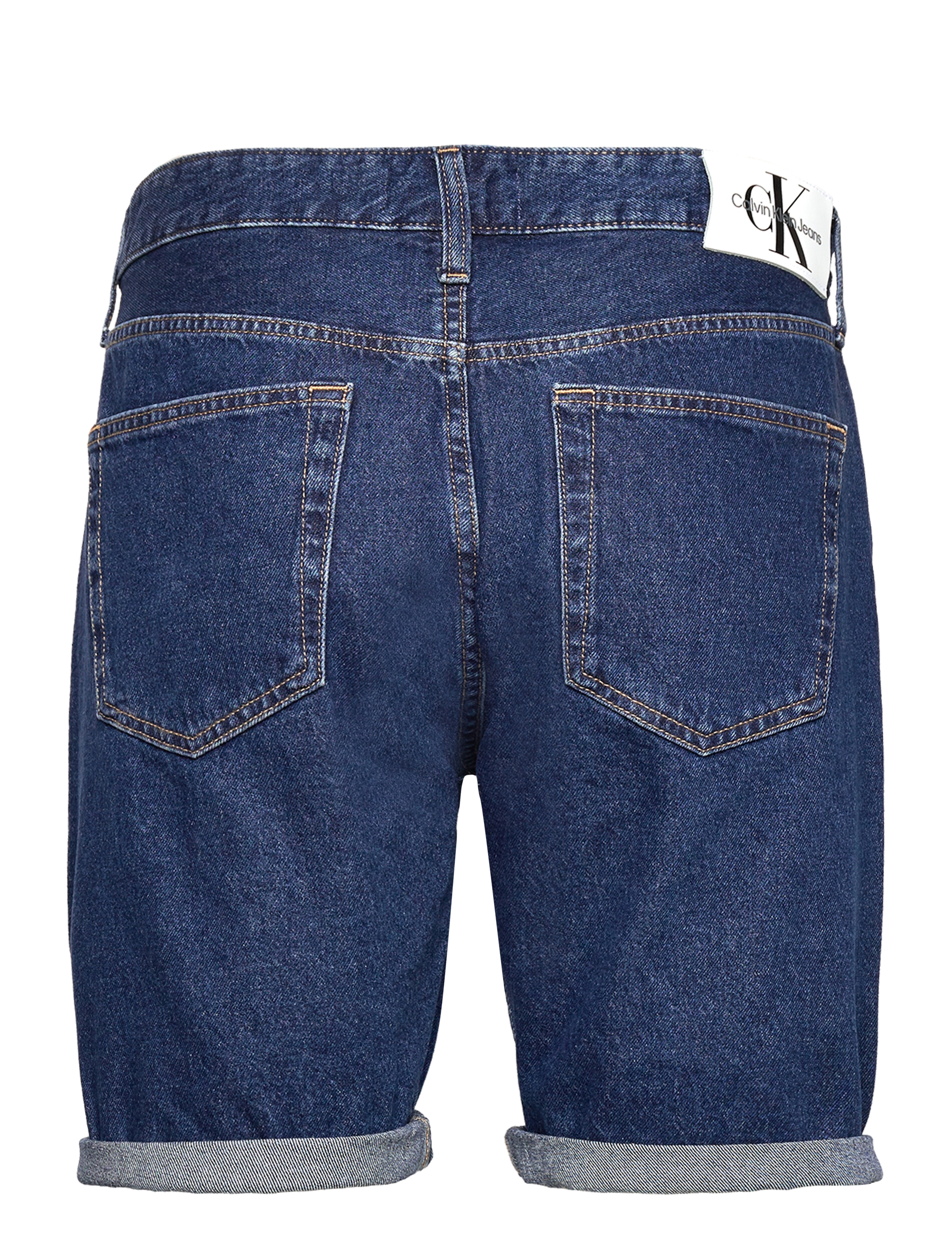 Calvin Klein Jeans - REGULAR SHORT - denim dark - 1