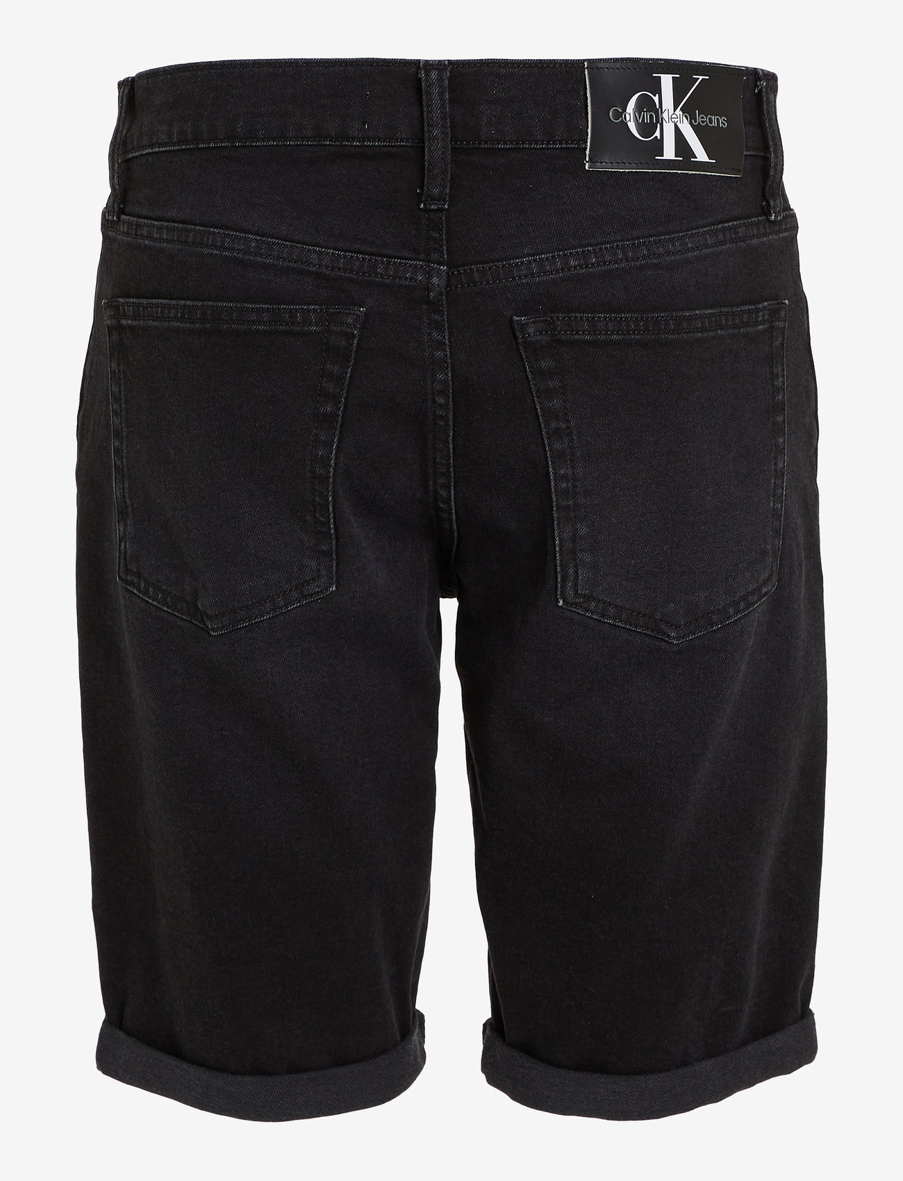 Calvin Klein Jeans - SLIM SHORT - denim black - 4
