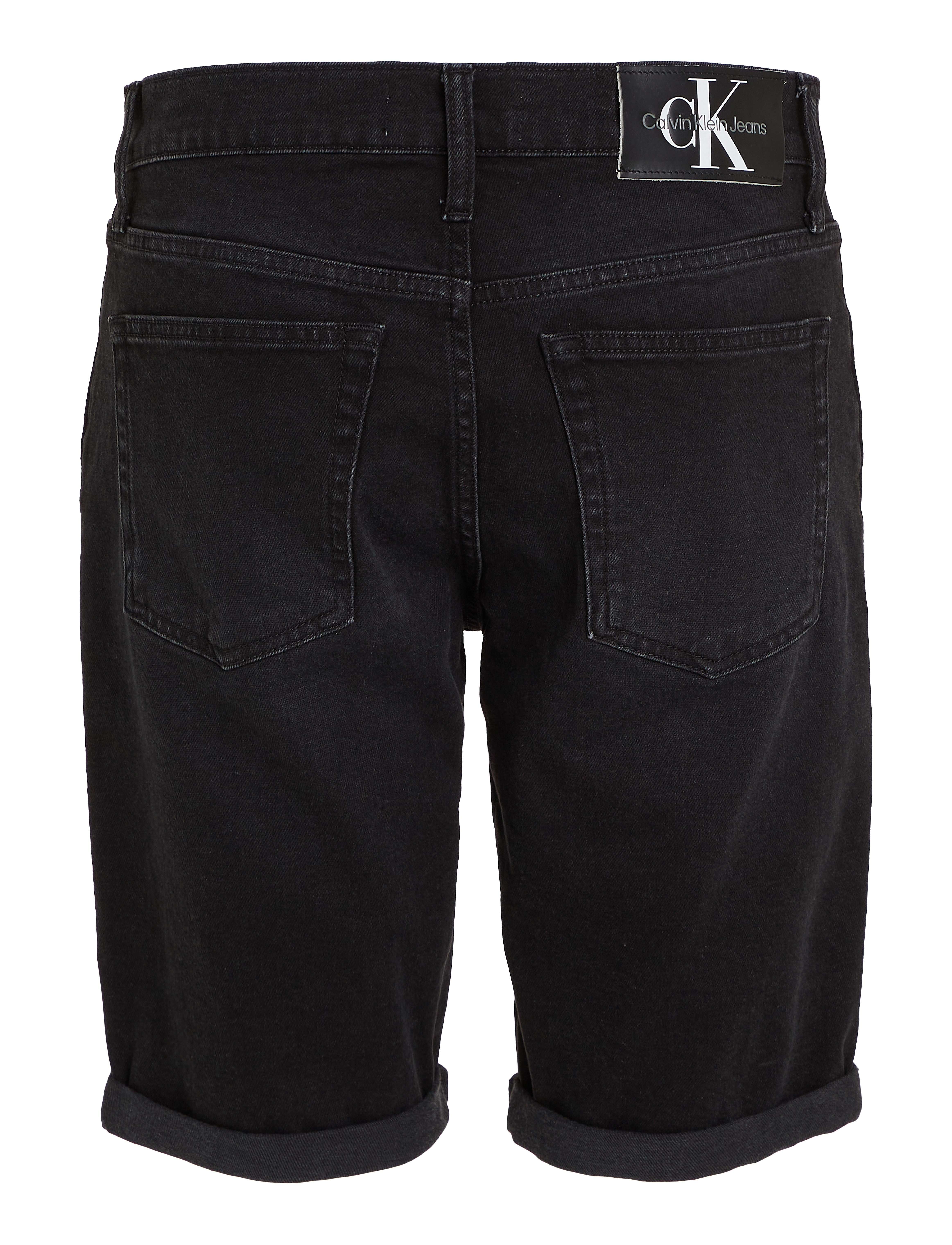 Calvin Klein Jeans - SLIM SHORT - denim black - 4