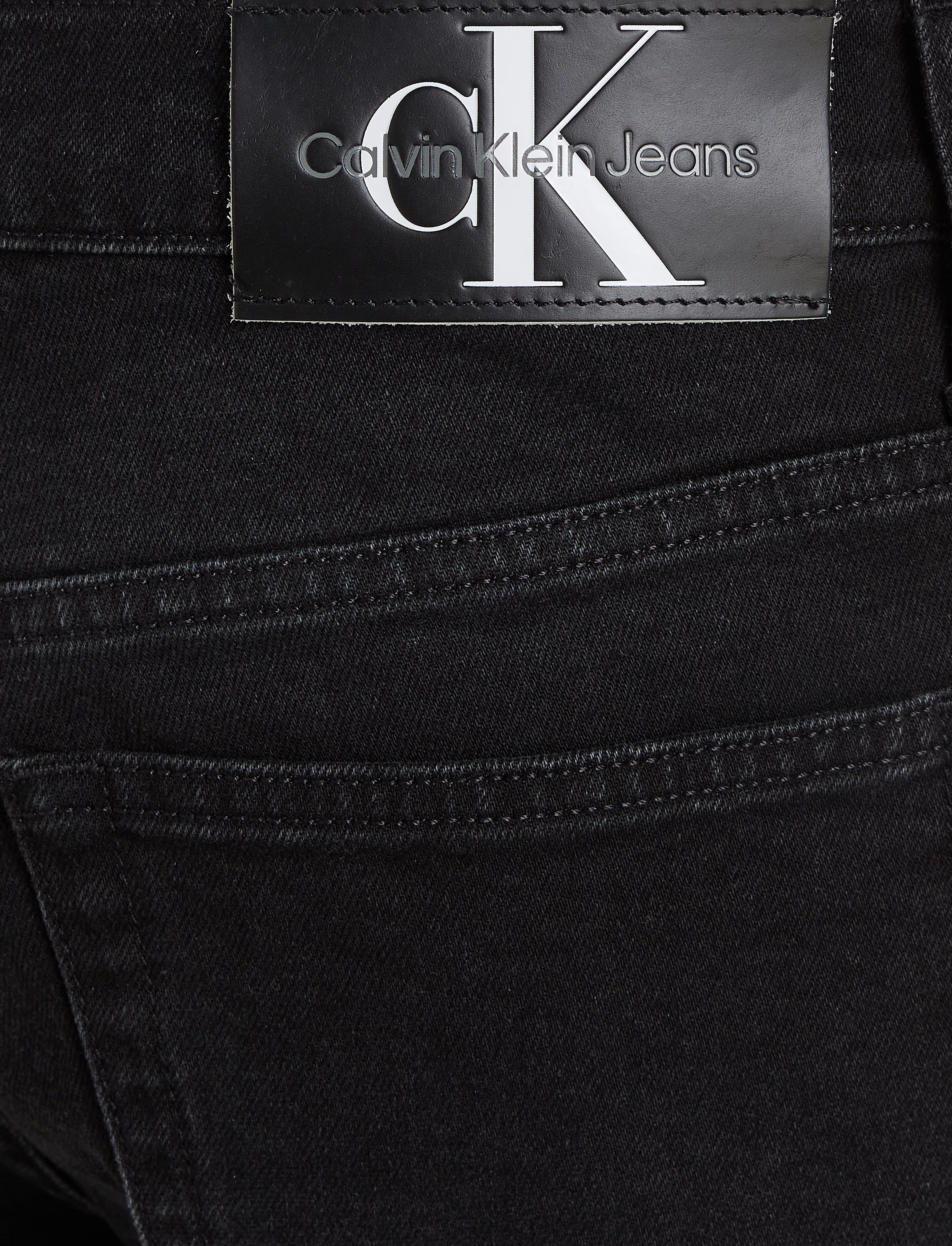 Calvin Klein Jeans - SLIM SHORT - denim black - 5