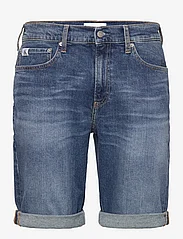 Calvin Klein Jeans - SLIM SHORT - džinsiniai šortai - denim medium - 0