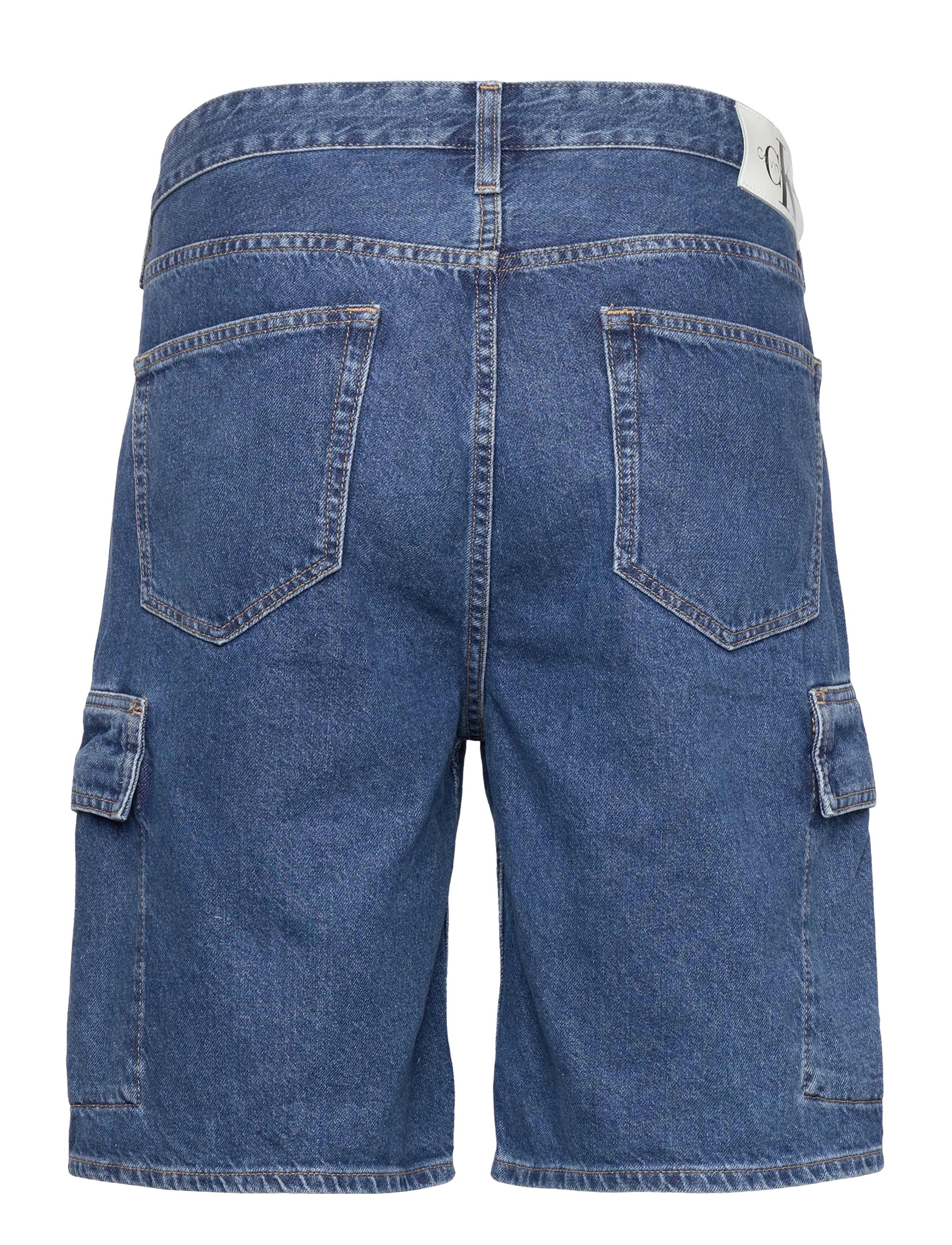 Calvin Klein Jeans - 90S LOOSE SHORT CARGO - denim medium - 1