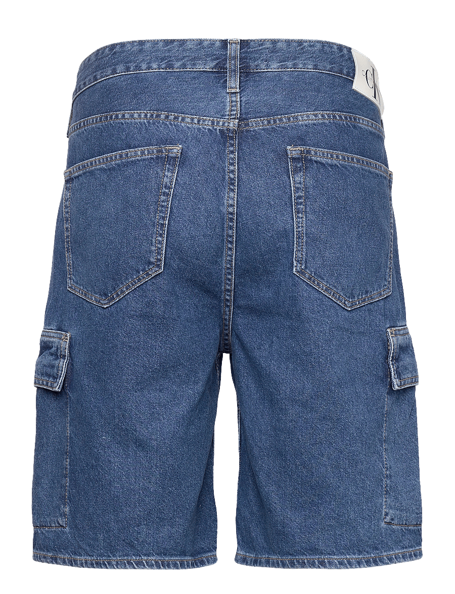 Calvin Klein Jeans - 90S LOOSE SHORT CARGO - denim medium - 1