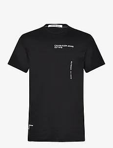 MULTIPLACEMENT TEXT TEE, Calvin Klein Jeans